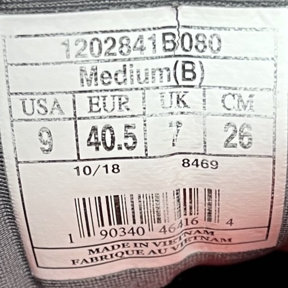 Brooks Adrenaline GTS 19 Black Purple Womens US Size 9 1202841B080 Running Shoes - Picture 10 of 10